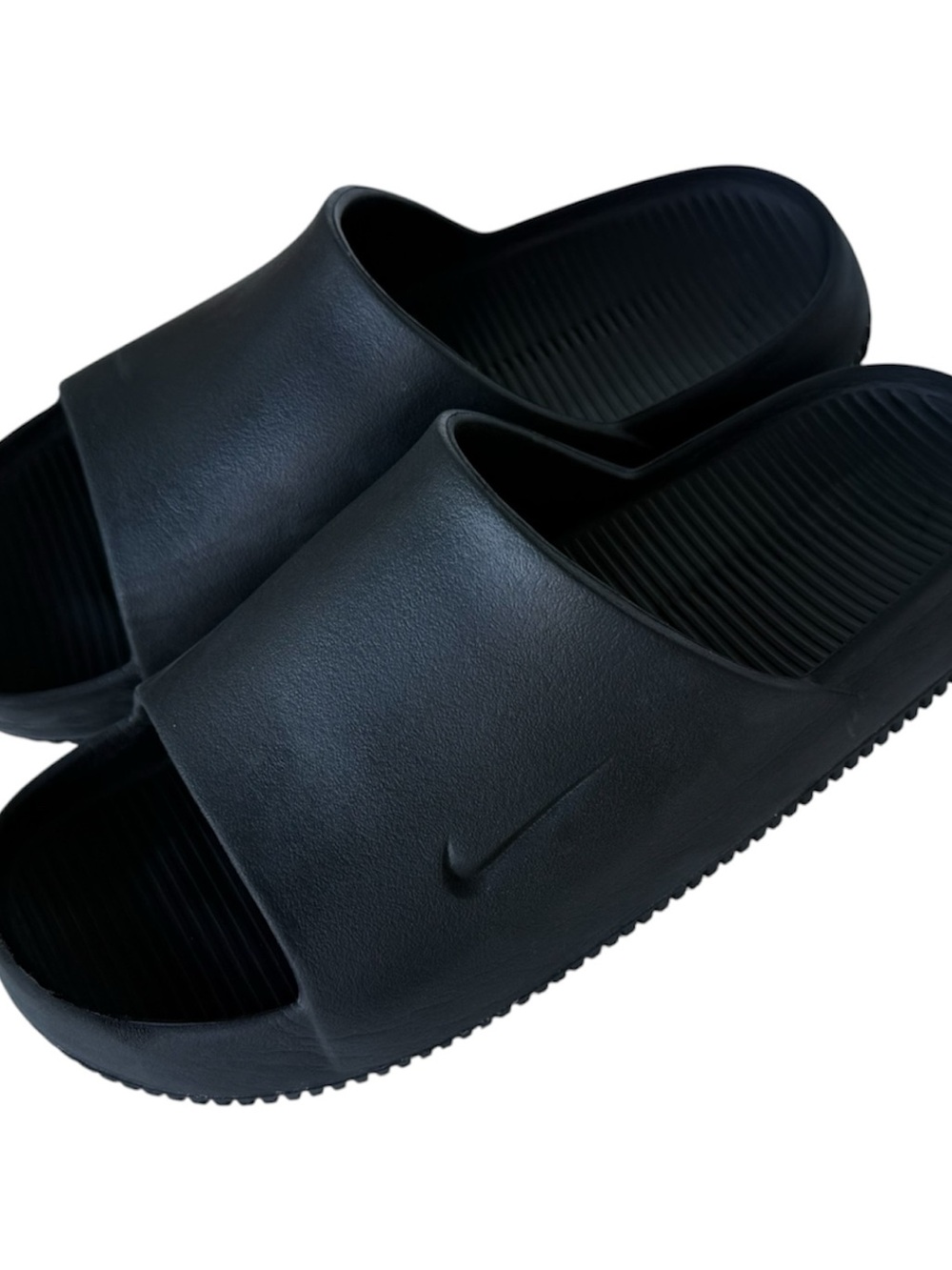 Unisex Nike calm slides  Black Cushioned Slide  size 9